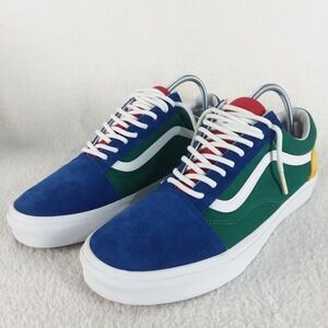 Vans Old Skool Yacht Club Colorblock Suede Leather Low Top Skate Shoes Mens 12